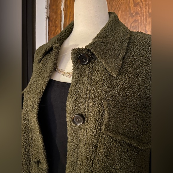 BANANA REPUBLIC Ladies Sherpa Trucker Jacket sz XL - Picture 3 of 10